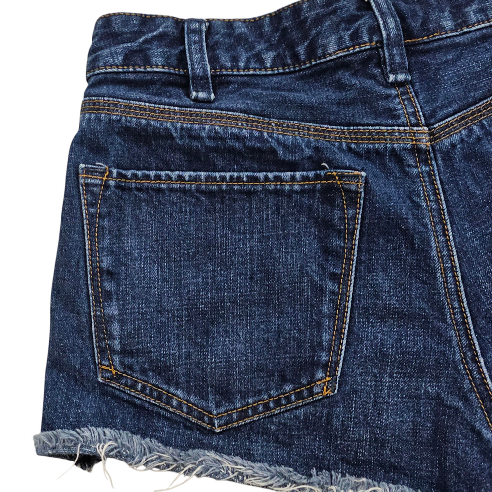 Free People Shorts Womens Size 30 Cut Off Jean Booty Shorts Denim Button Fly - Picture 5 of 12